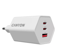 CANYON Ładowarka sieciowa HEXAGON 65 GaN 65W 2xPD 1xQC EU Biała - 1348439 - zdjęcie 3